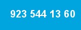 923 544 13 60 923 544 13 60